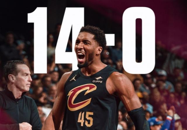 球探体育即时比分比分-骑士14连胜已超詹皇时代 不败金身究竟谁人能破？